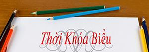 Thời khoá biểu